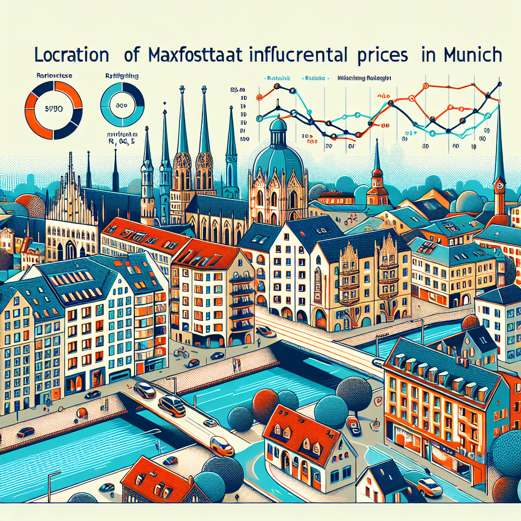 Einfluss der Lage der Maxvorstadt auf den Mietspiegel im Vergleich.